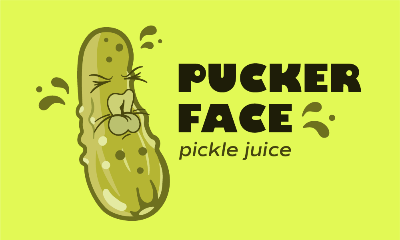 pucker face cartoon