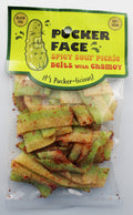 PUCKER FACE SPICY SOUR PICKLE BELTS WITH CHAMOY 12-2oz bags